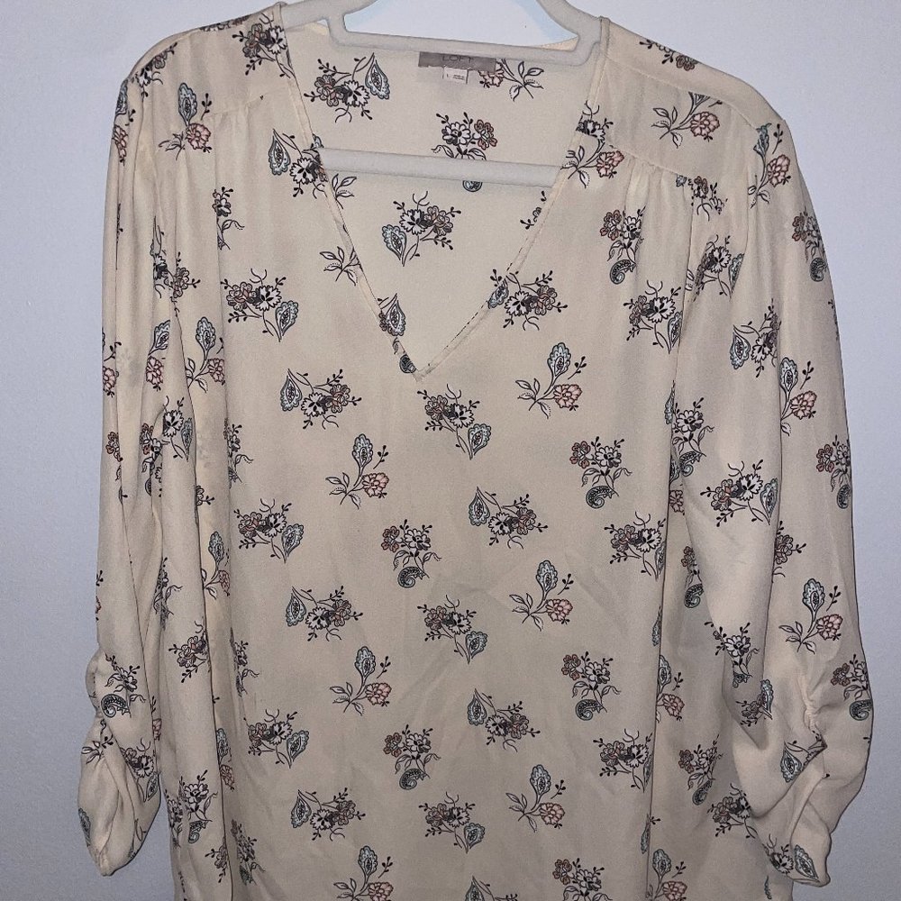 Loft blouse- size large